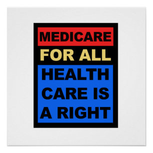 Poster Medicare for All - La santé est un droit