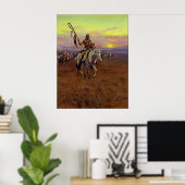 Poster Medicine Man (1916) par Charles Marion Russell (Bureau à domicile)