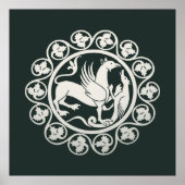 Poster  Medieval Griffin Combat Medallion (Devant)