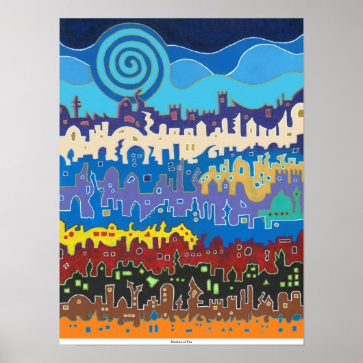 Poster Médina de Fès - Imprimer (Devant)