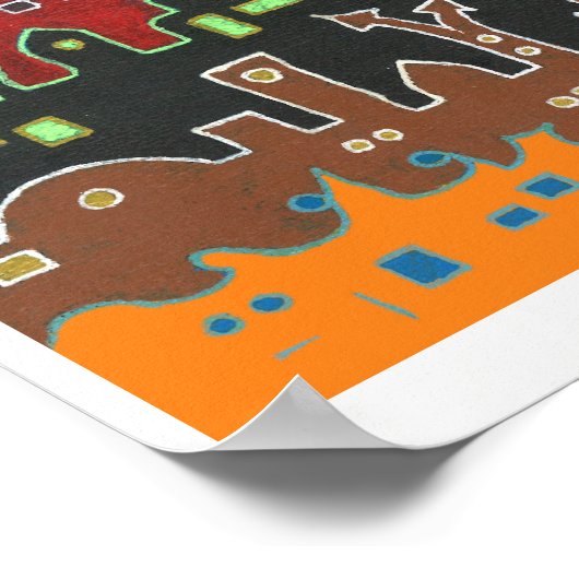 Poster Médina de Fès - Imprimer - Grand format (Coin)