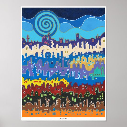 Poster Medina of Fez - Print - Original Size (Devant)