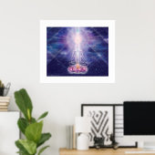 Poster méditateur (Bureau à domicile)