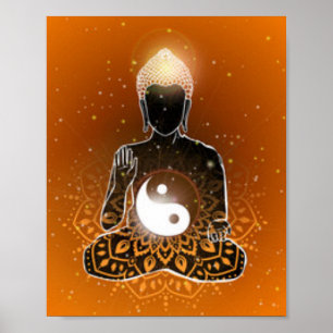 Poster Méditation Bouddha Yang Design