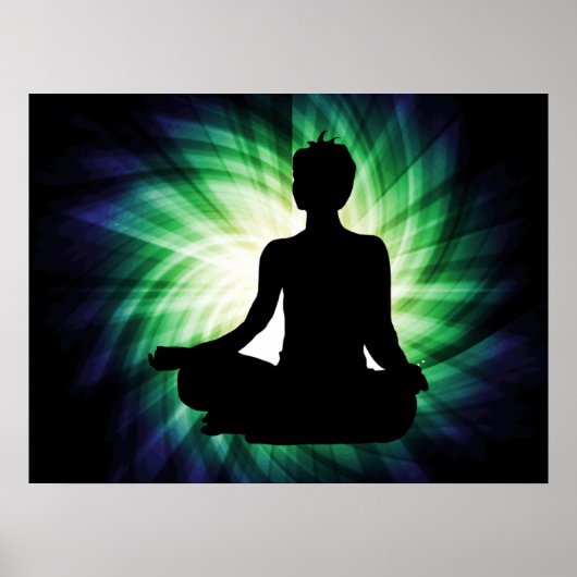 Poster Méditation brillante Ardha (Devant)