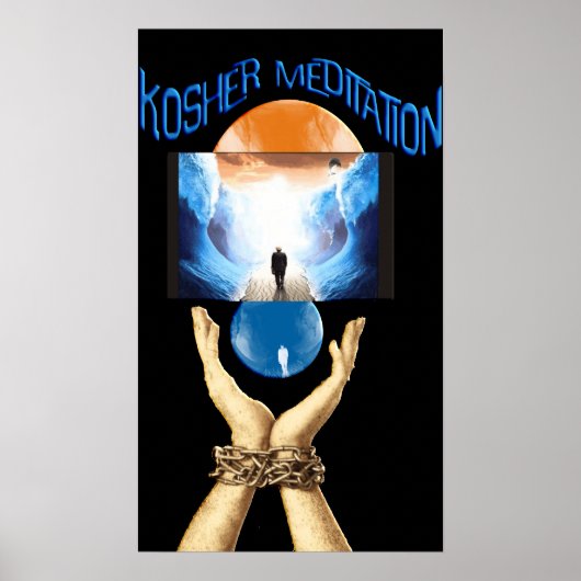 Poster méditation casher (Devant)