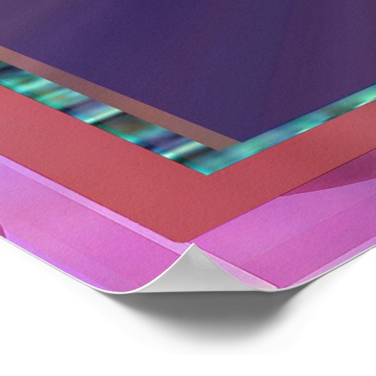 Poster Méditation de la source lumineuse CHAKRA (Coin)