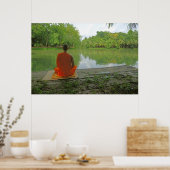 Poster méditation de l'affiche du lac (Cuisine)
