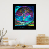 Poster Méditation de l'arbre de vie (Cuisine)