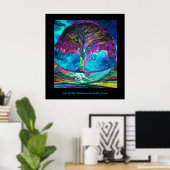 Poster Méditation de l'arbre de vie (Bureau à domicile)