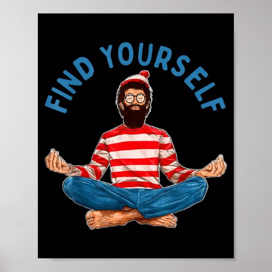 Poster Méditation drôle de vous-même (Devant)