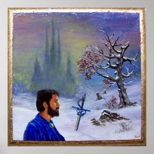 POSTER MÉDITATION D'UN CHEVALIER (Devant)