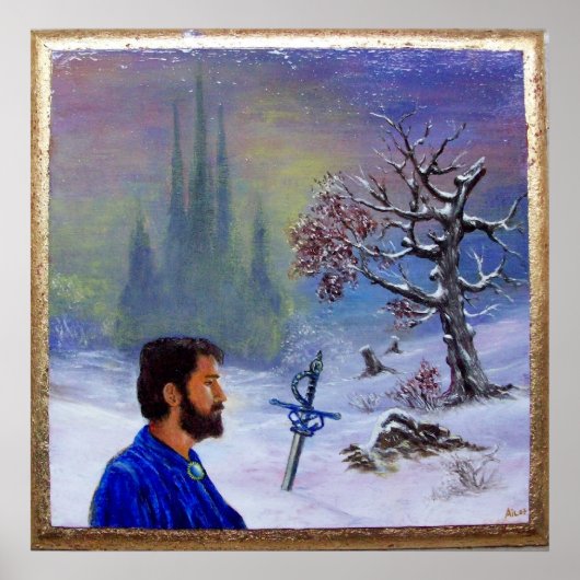 POSTER MÉDITATION D'UN CHEVALIER (Devant)