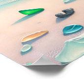 Poster Méditation Harmonie sur la plage (Coin)