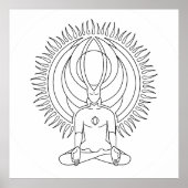 Poster Méditation II. (Devant)