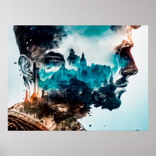 Poster Méditation métropolitaine : Regrets pensées et Dre (Devant)