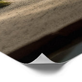 Poster Méditation Moine nature paisible (Coin)