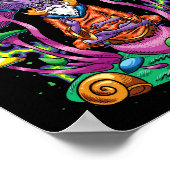 Poster Méditation psychédélique (Coin)