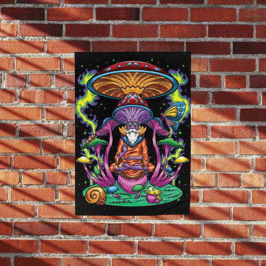 Poster Méditation psychédélique