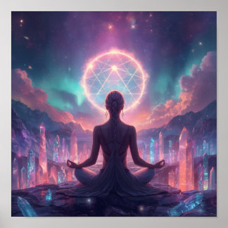 Poster Méditation sacrée radieuse