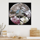 Poster Méditation Sakura_ par Adela Stefanov (Cuisine)