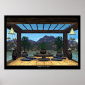 Poster Méditation sur le lac (Devant)