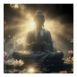 POSTER MÉDITATION - YOGA - CARPE DIEM