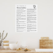 Poster Méditations stoïques de Marcus Aurelius. La sagess (Cuisine)