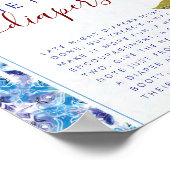 Poster Mediterranean Lemon Amalfi Coast Baby Shower (Coin)