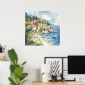 Poster Mediterranean Summer (Bureau à domicile)