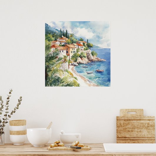 Poster Mediterranean Summer (Cuisine)