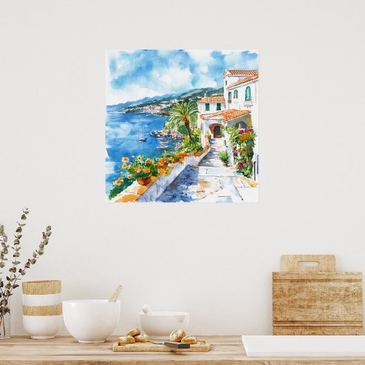 Poster Mediterranean Summer (Cuisine)