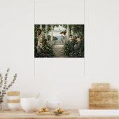 Poster Mediterranean Vineyard Grape Harvest (Cuisine)