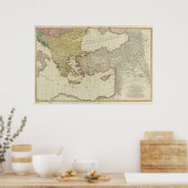 Poster Méditerranée Est (Cuisine)