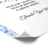 Poster Méditerranée Laissez vos recettes Douche nuptiale (Coin)