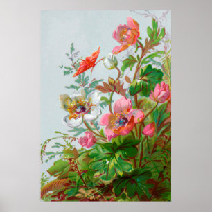 Poster médium du jardin de Hedgerow
