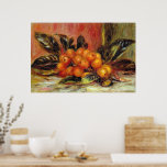 Poster Medlar Branch by Pierre Renoir<br><div class="desc">Pierre-Auguste Renoir's famous painting, Medlar Branch.</div>