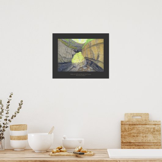 Poster Medley Arch Natural Bridge Art Print (Cuisine)