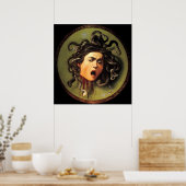 Poster Medusa, Caravaggio (Cuisine)