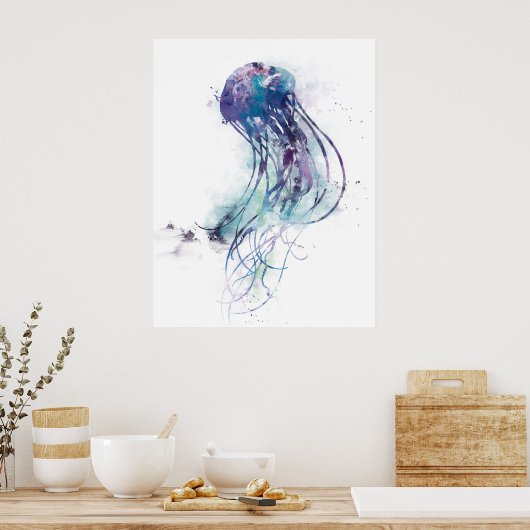 Poster Méduse (Cuisine)