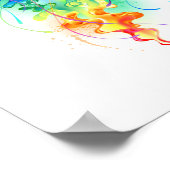 Poster Méduse arc-en-ciel (Coin)