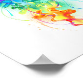 Poster Méduse arc-en-ciel (Coin)