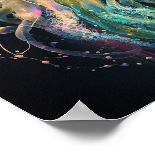 Poster Méduse blanche (Coin)