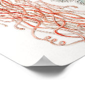 Poster Méduse, Discomedusae par Ernst Haeckel (Coin)