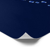 Poster Méduse Éthérée Violet Bleu (Coin)