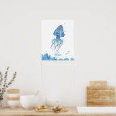 Poster Méduse Sérénité Personnalisable (Cuisine)