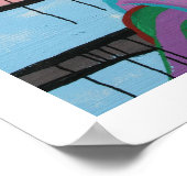 Poster Méduse urbaine (Coin)