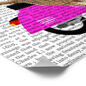 Poster Meerkat sur Pink Moped (Coin)