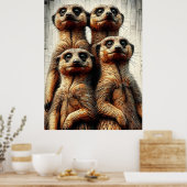 Poster Meerkats (Cuisine)