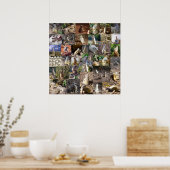 Poster Meerkats Joueurs Grand Collage Photo, (Cuisine)